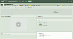 Desktop Screenshot of haystack-charm.deviantart.com