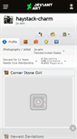 Mobile Screenshot of haystack-charm.deviantart.com