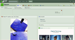 Desktop Screenshot of elescave.deviantart.com