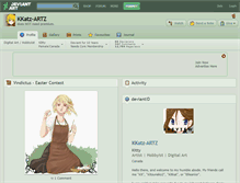 Tablet Screenshot of kkatz-artz.deviantart.com