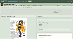 Desktop Screenshot of kitsune-kaze-kage.deviantart.com