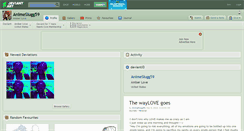 Desktop Screenshot of animeslugg59.deviantart.com