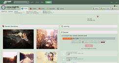 Desktop Screenshot of cocacolagirlie.deviantart.com