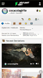 Mobile Screenshot of cocacolagirlie.deviantart.com