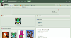 Desktop Screenshot of gogroth.deviantart.com