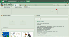 Desktop Screenshot of kenzie-rose72.deviantart.com
