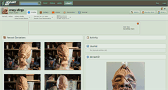 Desktop Screenshot of crazy-dingo.deviantart.com