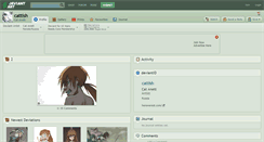Desktop Screenshot of cattish.deviantart.com