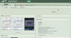 Desktop Screenshot of deelight.deviantart.com