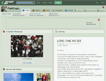 Tablet Screenshot of fram3-ayn.deviantart.com