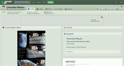 Desktop Screenshot of chocolate-pikachu.deviantart.com