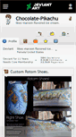 Mobile Screenshot of chocolate-pikachu.deviantart.com