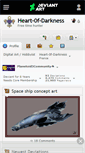 Mobile Screenshot of heart-0f-darkness.deviantart.com