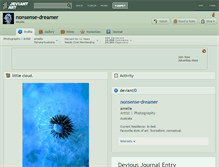 Tablet Screenshot of nonsense-dreamer.deviantart.com