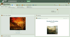 Desktop Screenshot of dawnallynn.deviantart.com