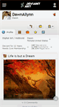 Mobile Screenshot of dawnallynn.deviantart.com