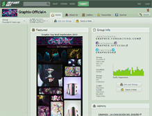 Tablet Screenshot of graphix-official.deviantart.com