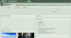 Desktop Screenshot of iamperfect.deviantart.com