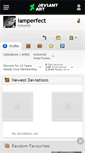 Mobile Screenshot of iamperfect.deviantart.com