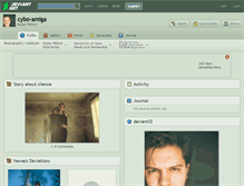 Tablet Screenshot of cybo-amiga.deviantart.com
