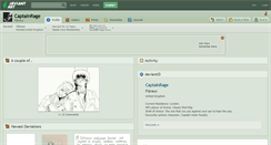 Desktop Screenshot of captainrage.deviantart.com