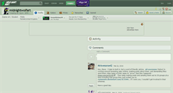 Desktop Screenshot of midnightwolfart.deviantart.com