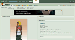Desktop Screenshot of cat-ninja.deviantart.com