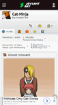 Mobile Screenshot of cat-ninja.deviantart.com