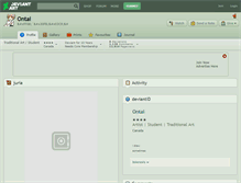 Tablet Screenshot of ontai.deviantart.com