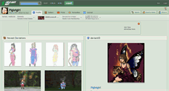 Desktop Screenshot of pigletgirl.deviantart.com