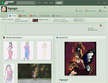 Tablet Screenshot of pigletgirl.deviantart.com