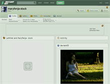 Tablet Screenshot of maryfenja-stock.deviantart.com