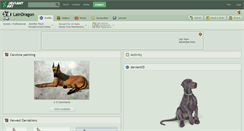 Desktop Screenshot of laindragon.deviantart.com