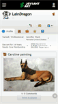 Mobile Screenshot of laindragon.deviantart.com
