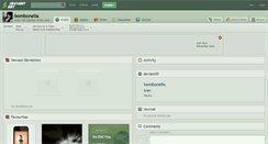 Desktop Screenshot of bombonella.deviantart.com