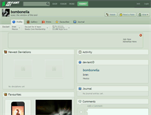 Tablet Screenshot of bombonella.deviantart.com