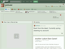 Tablet Screenshot of haloflooder.deviantart.com