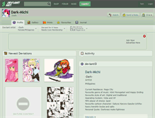 Tablet Screenshot of dark-michi.deviantart.com