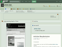 Tablet Screenshot of photo-class.deviantart.com