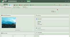 Desktop Screenshot of palmat.deviantart.com