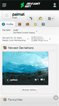 Mobile Screenshot of palmat.deviantart.com
