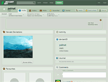 Tablet Screenshot of palmat.deviantart.com