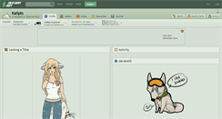 Desktop Screenshot of kalipts.deviantart.com