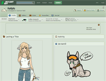 Tablet Screenshot of kalipts.deviantart.com