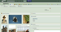 Desktop Screenshot of missterious.deviantart.com