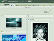 Tablet Screenshot of eretickkk.deviantart.com