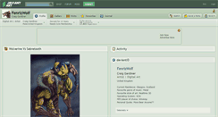 Desktop Screenshot of fenrizwolf.deviantart.com