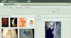 Desktop Screenshot of damian-zane-pierce.deviantart.com