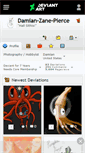 Mobile Screenshot of damian-zane-pierce.deviantart.com