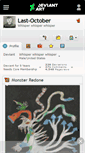 Mobile Screenshot of last-october.deviantart.com